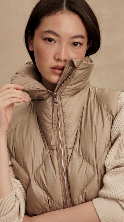 Navine Long Down Gilet