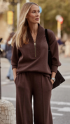 Sally Half-Zip Sweat