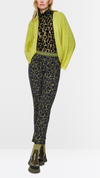 FREDERICA leopard print pull-on trousers