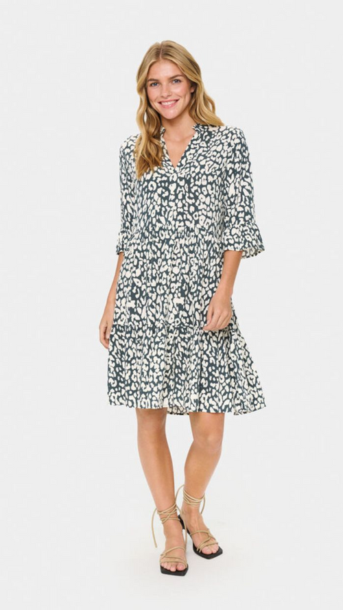 Eda Leopard Dress