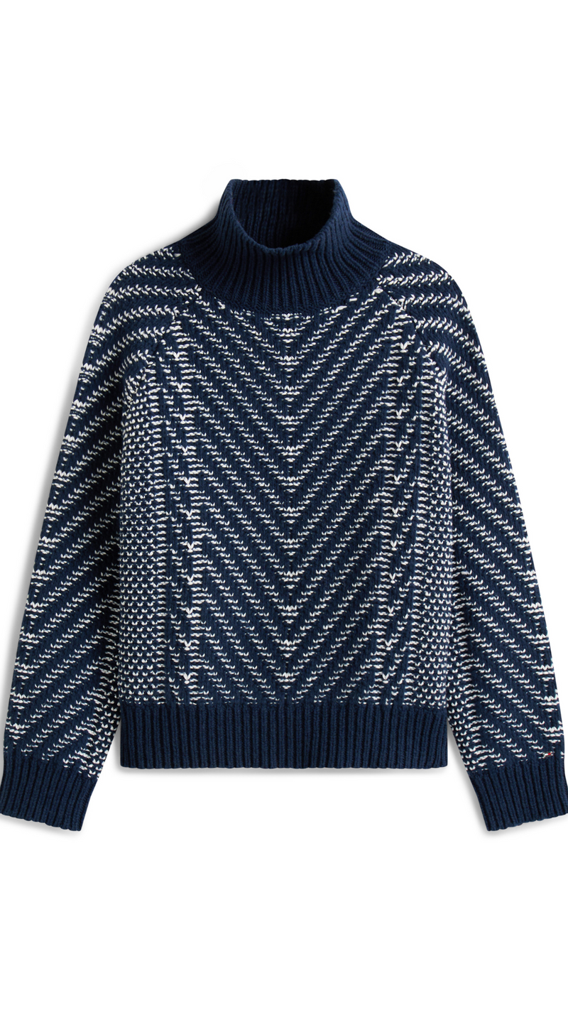 Pure Wool Cable Knit Relaxed Jumper