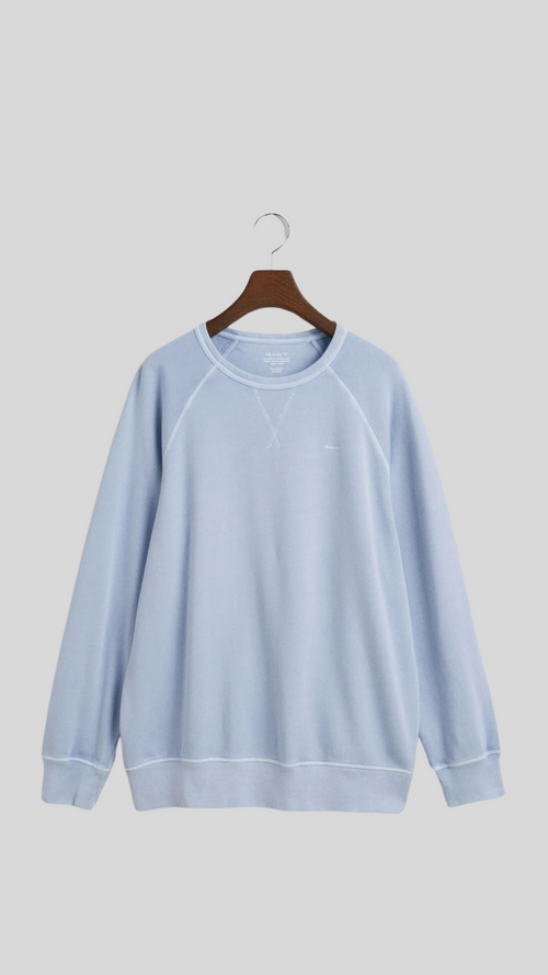 Relaxed Fit Sunfaded Crew Neck Sweatshirt