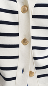 Striped Cotton Cardigan