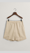 Relaxed Fit Linen Blend Pull-On Shorts
