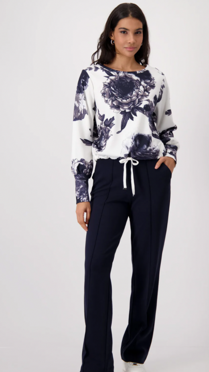 Deep Ocean Print Sweatshirt