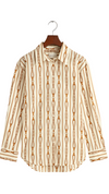 Rel Rope Stripe Cotton Voile Shirt