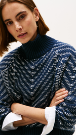 Pure Wool Cable Knit Relaxed Jumper