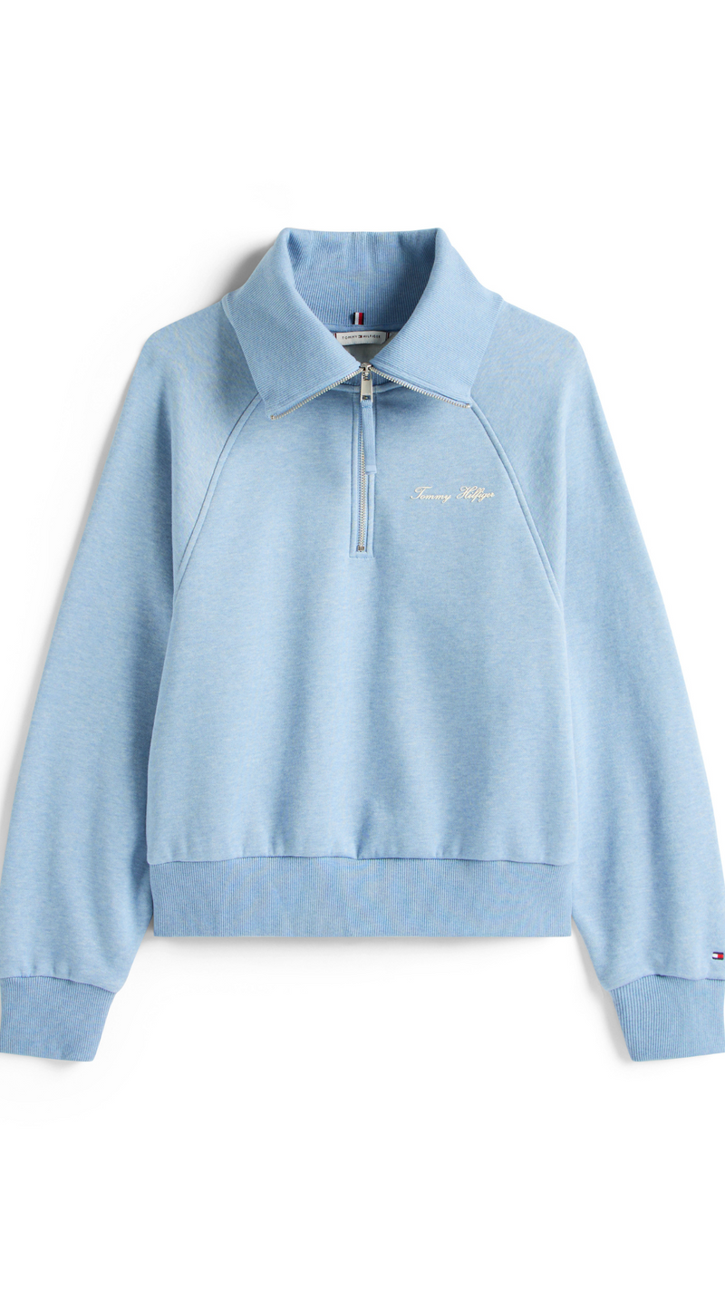 Classic Script Fleece Half Zip