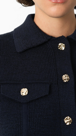 Roland Knit Collared Gilet
