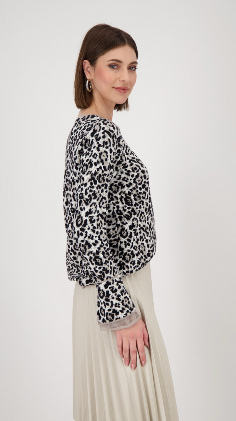 Jumper With Leopard Pattern
