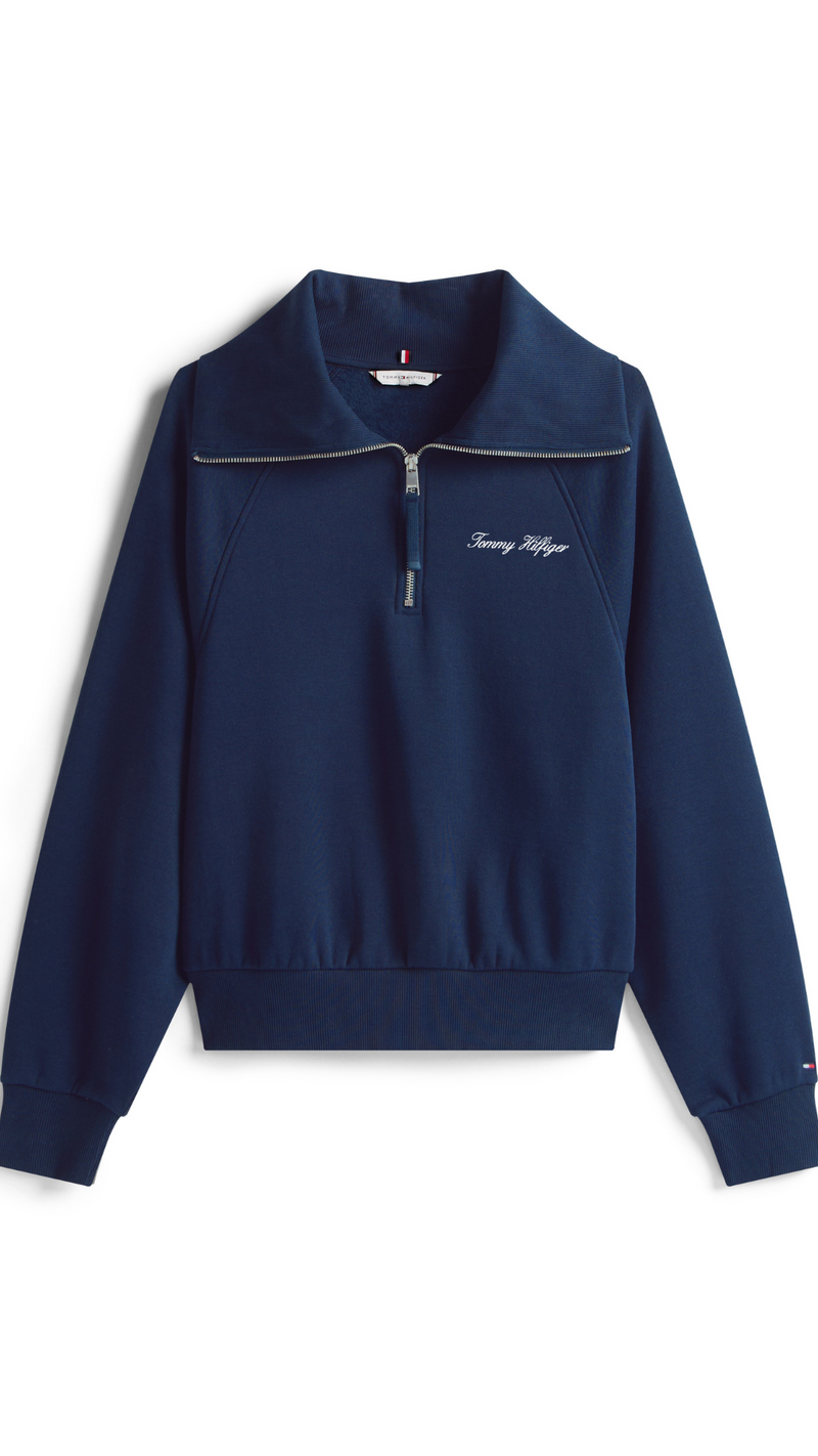 Classic Script Fleece Half Zip