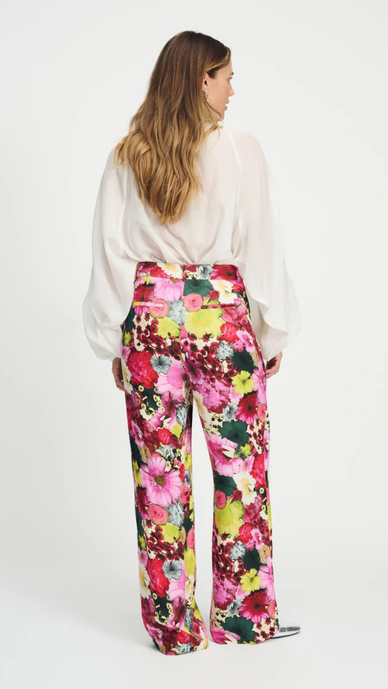 Satin Love Bouquet Pants