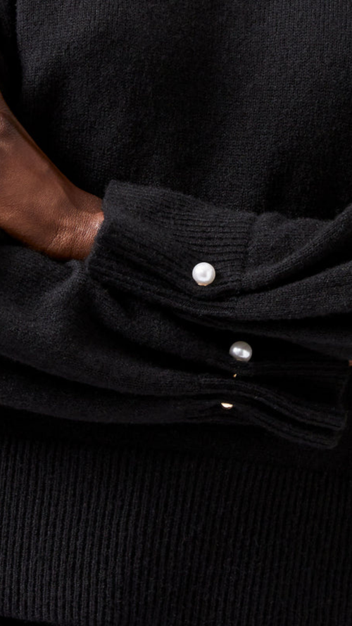 Kezia Pearl Cuff Detail Jumper