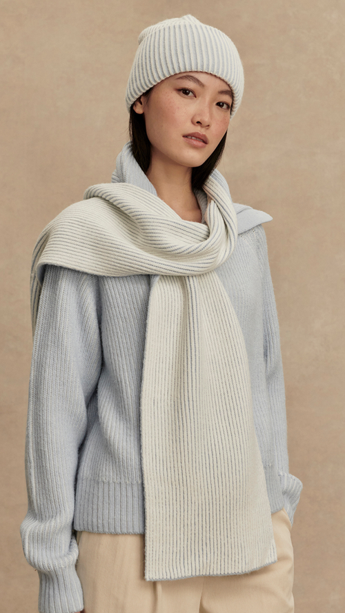 Deville Pleated Scarf