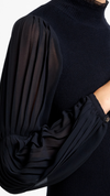 Krista Mix Long Sleeve Knitted Mini Dress