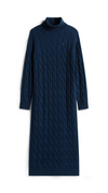 Soft Wool Cable Knit Dress