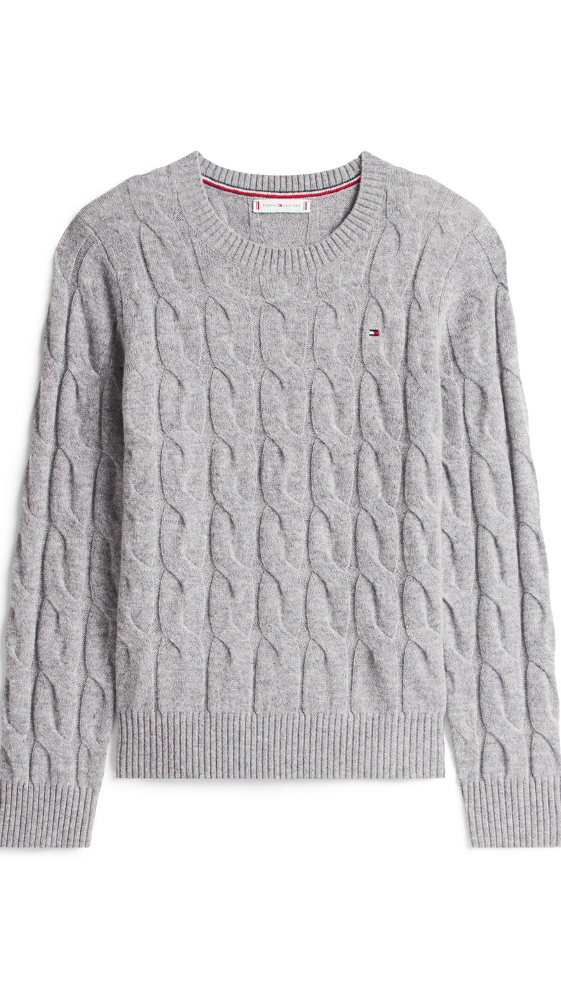 Cable Knit Soft Wool Jumper
