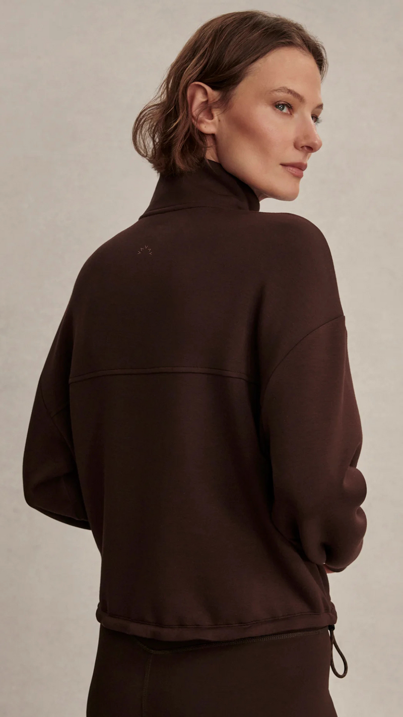 Sian Cropped Half Zip