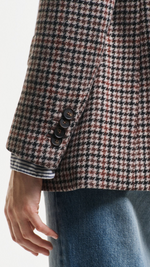 Regular Fit Houndstooth Blazer