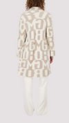 Jacket with lettering pattern