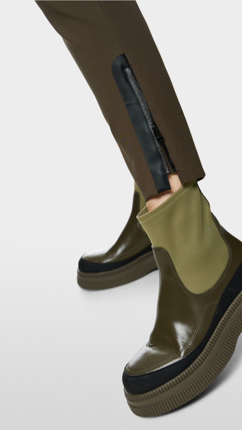 FRANCA techno material trousers