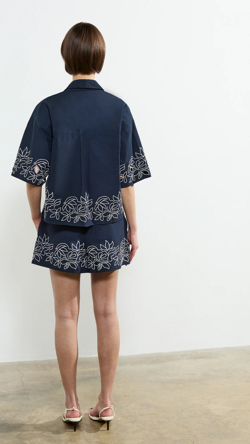 Alissa Cotton Popover Shirt