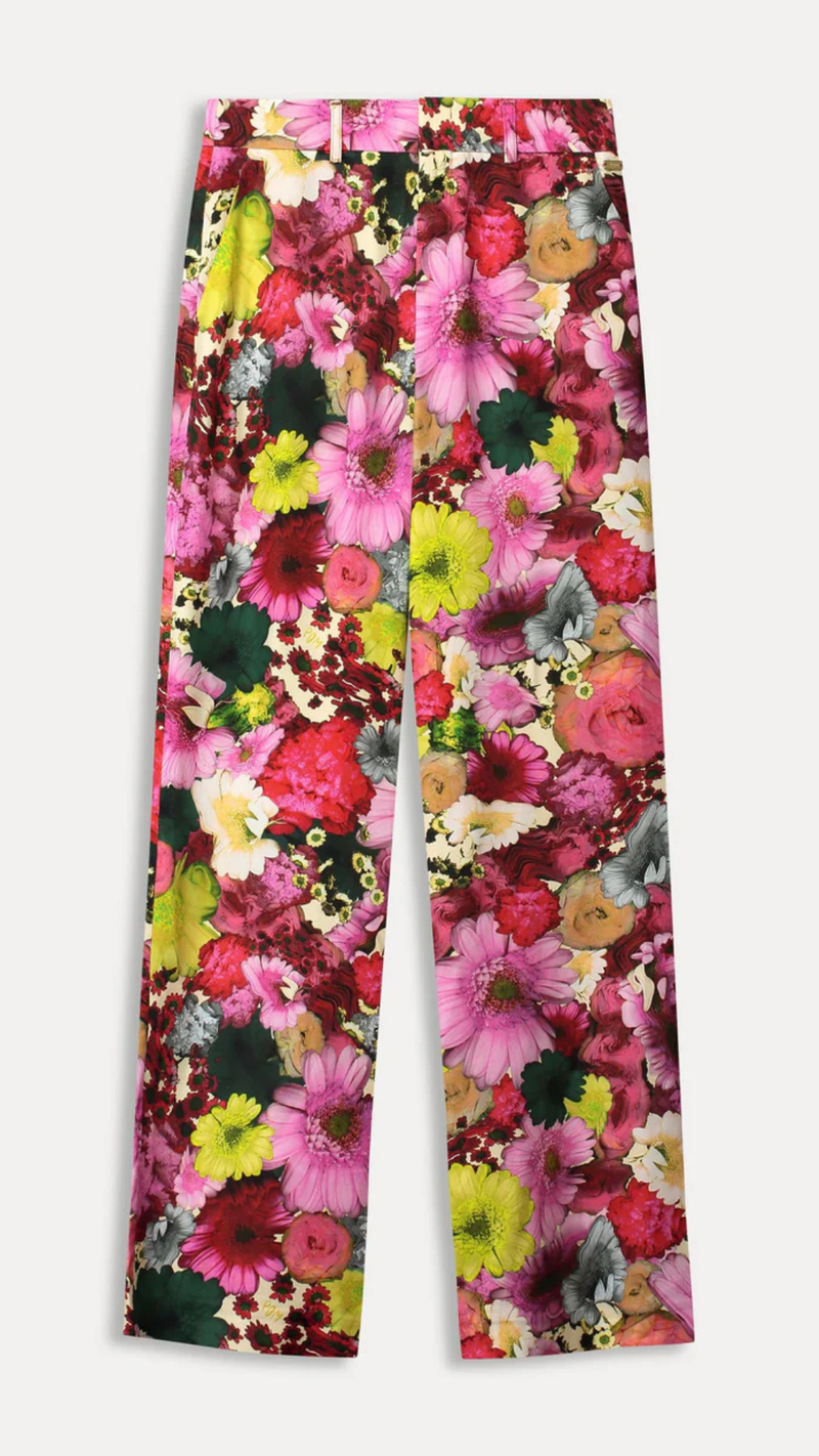 Satin Love Bouquet Pants