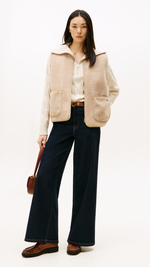Water Repellent Teddy Fleece Gilet