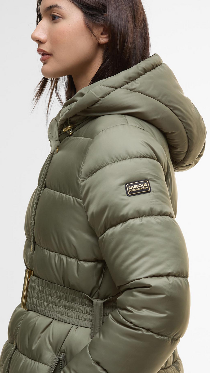 Short Track Line Puffer Jacket