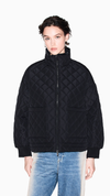 Diamond quilted jacket