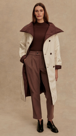 Annalise Reversible Wrap Coat