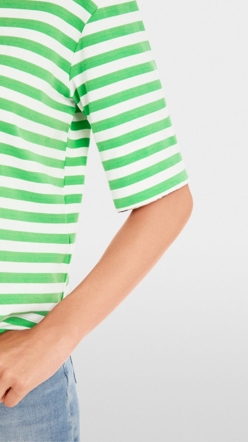 Striped T-shirt 3/4 sleeve