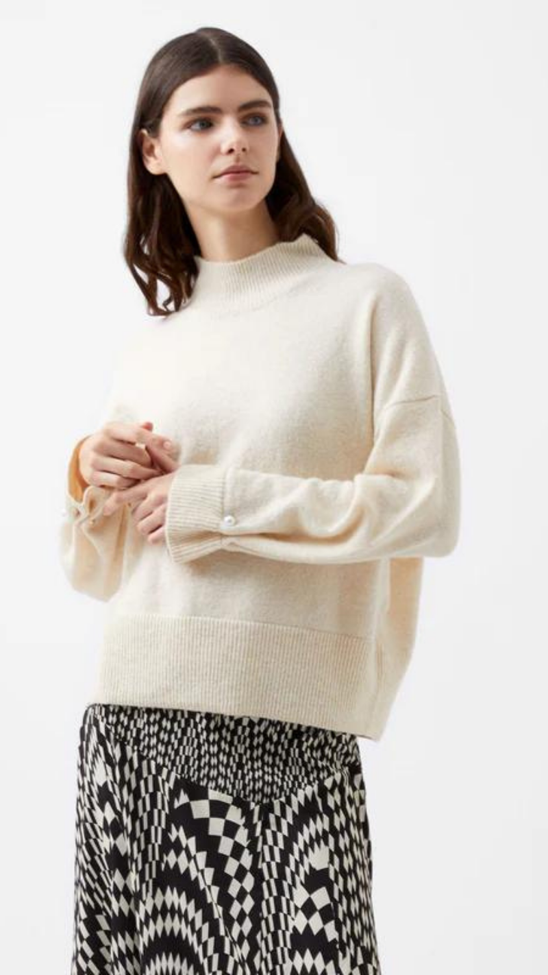 Kezia Pearl Cuff Detail Jumper