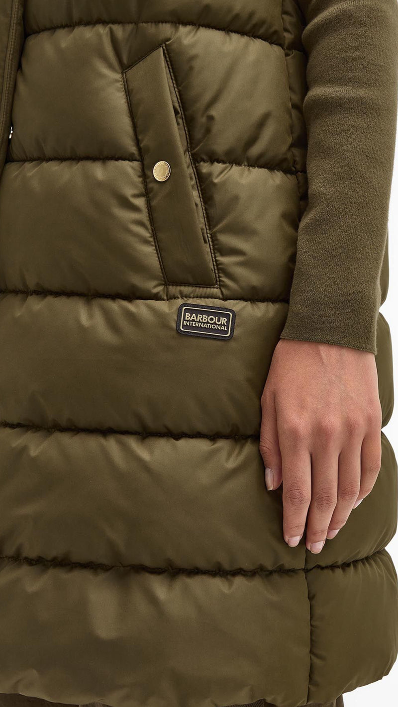 Greyson Puffer Gilet in Empire Green