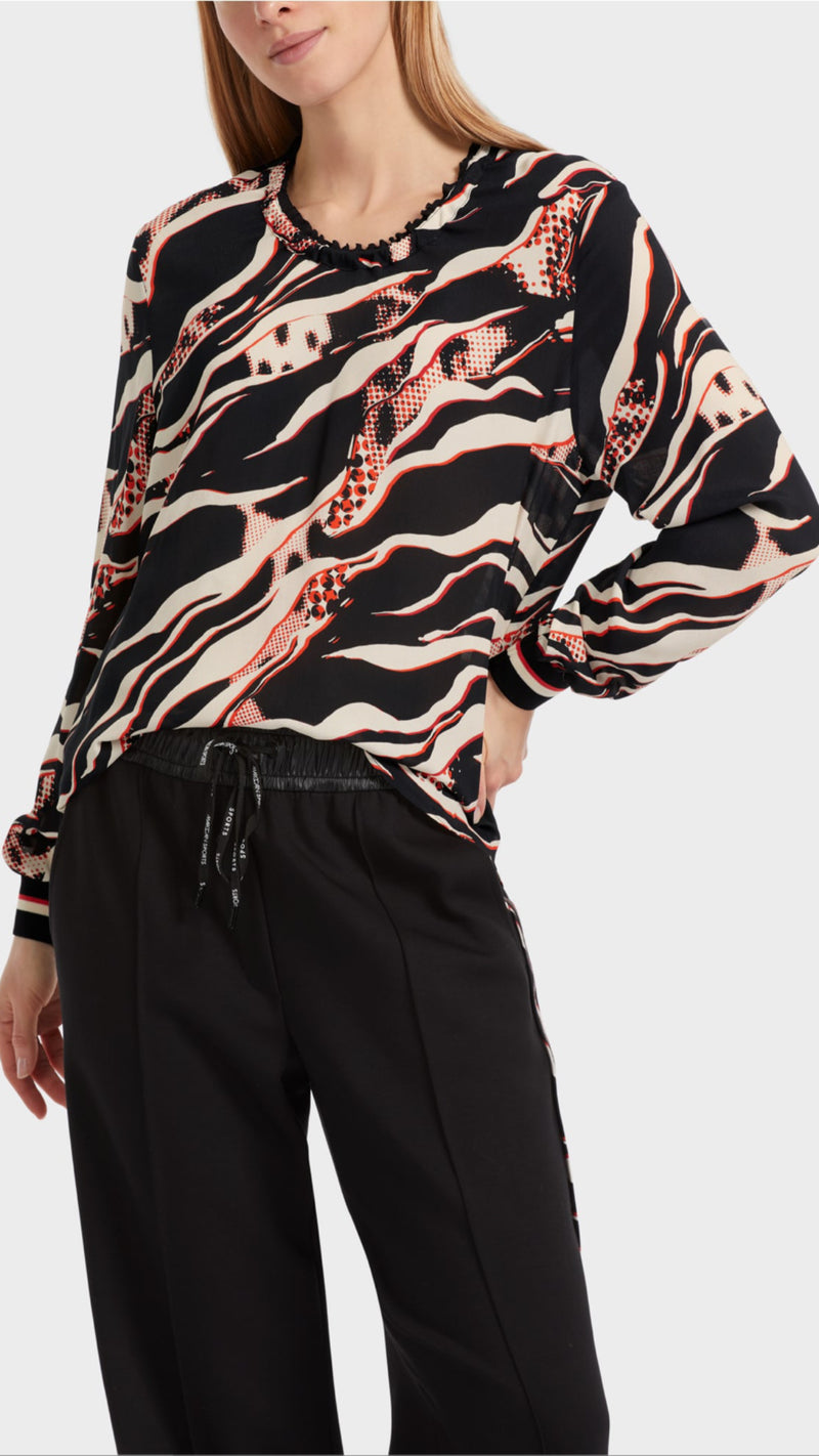 Marccain All Over Print Blouse