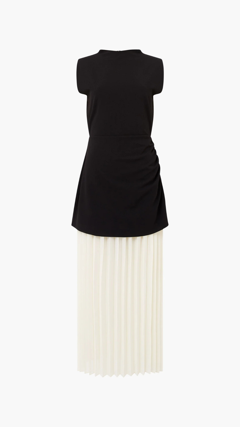 Zion Pleated Skirt Dress