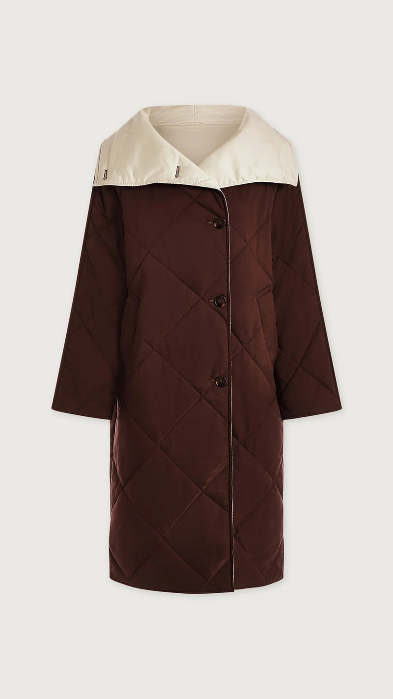 Annalise Reversible Wrap Coat