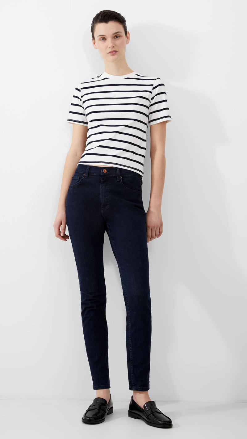 Soft Stretch Denim High Rise Skinny Jeans 30 Inch