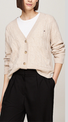 Pure Wool Oversized V-Neck Cardigan