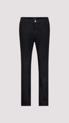 Straight leg jeans with embroidery