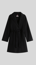 Double- Faced Wool Blend Regular Belted Coat