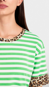 Striped T-shirt 3/4 sleeve