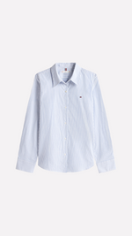 Regular Fit Striped Poplin Shirt