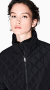 Diamond quilted jacket