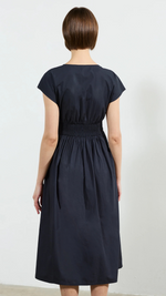 Barletta Poplin Tie Midi Dress
