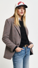 Regular Fit Houndstooth Blazer