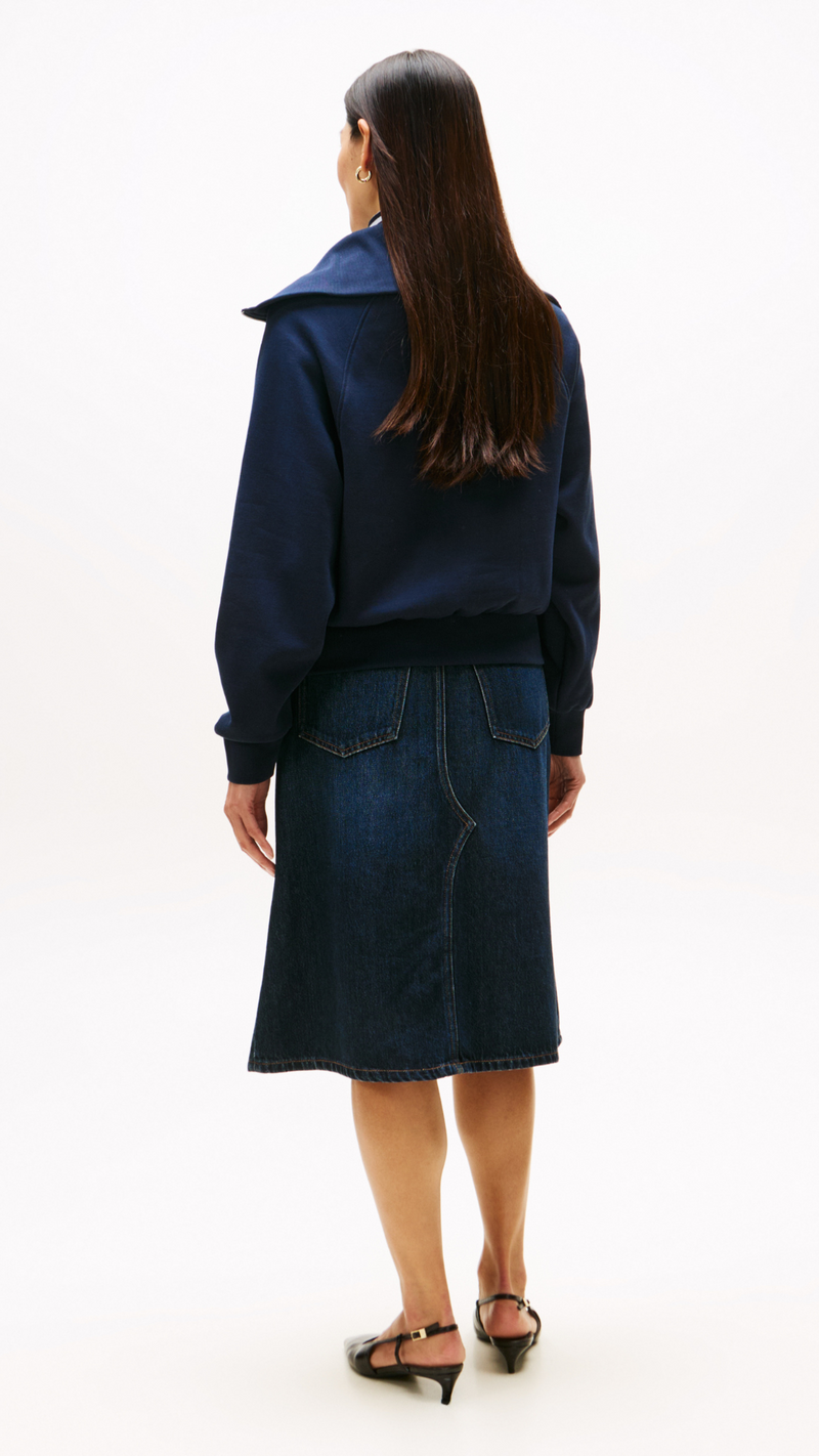 Classic Script Fleece Half Zip