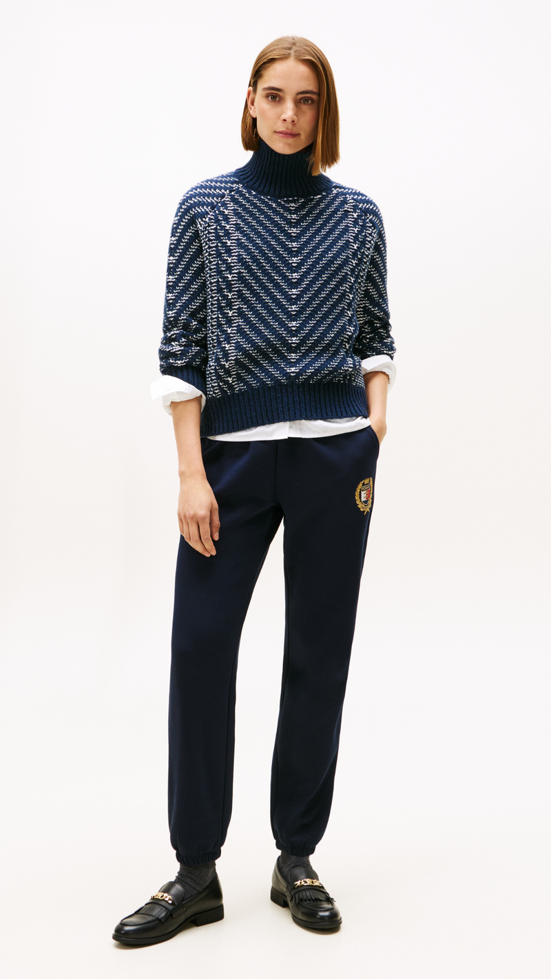 Pure Wool Cable Knit Relaxed Jumper