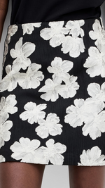 Lora Poly Jaquard Mini Skirt