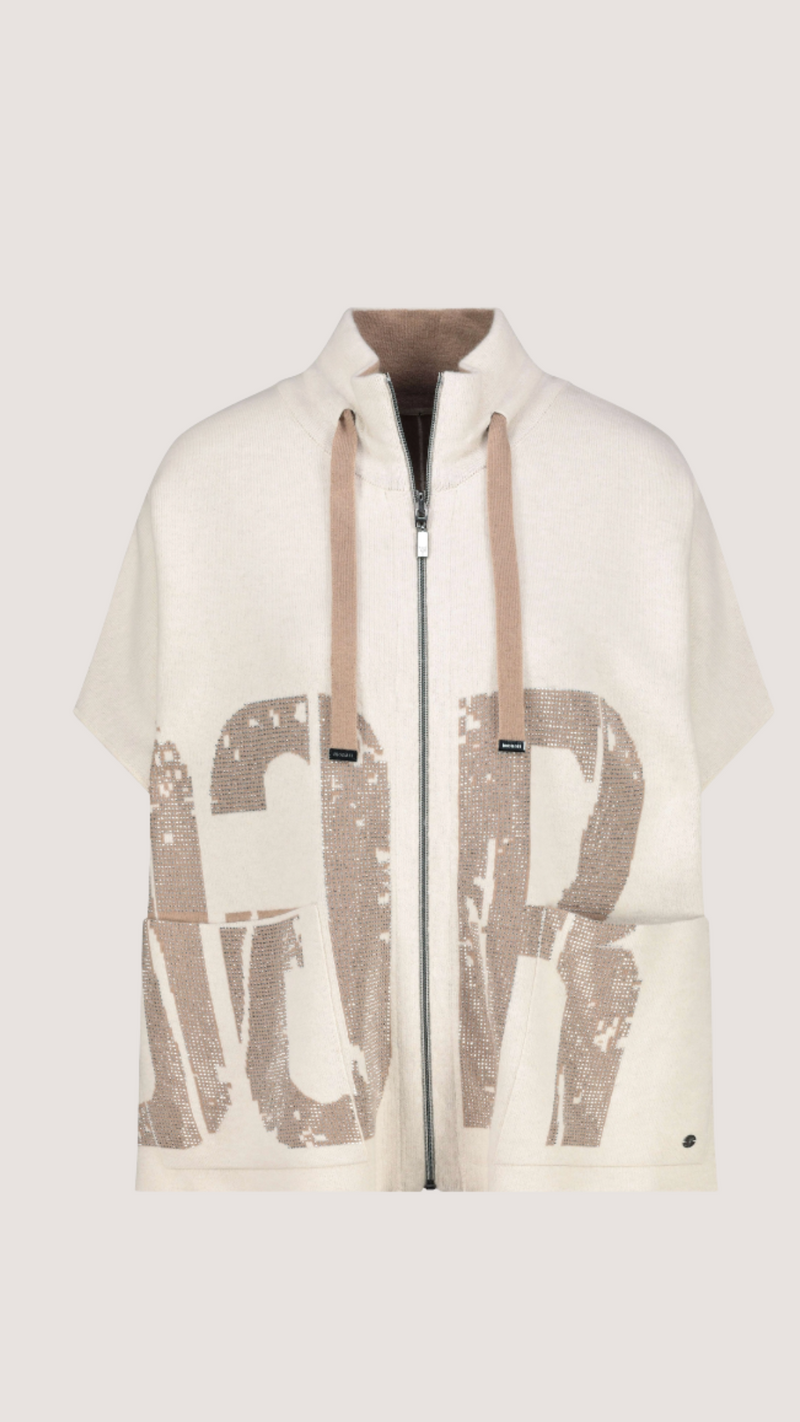 Reversible jacket with jacquard